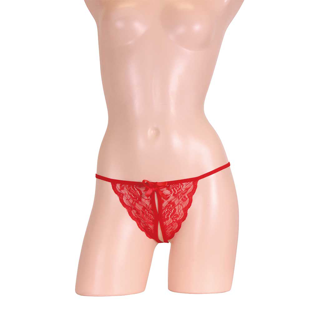 とびっきりエロいオープンＴバック　レッド
