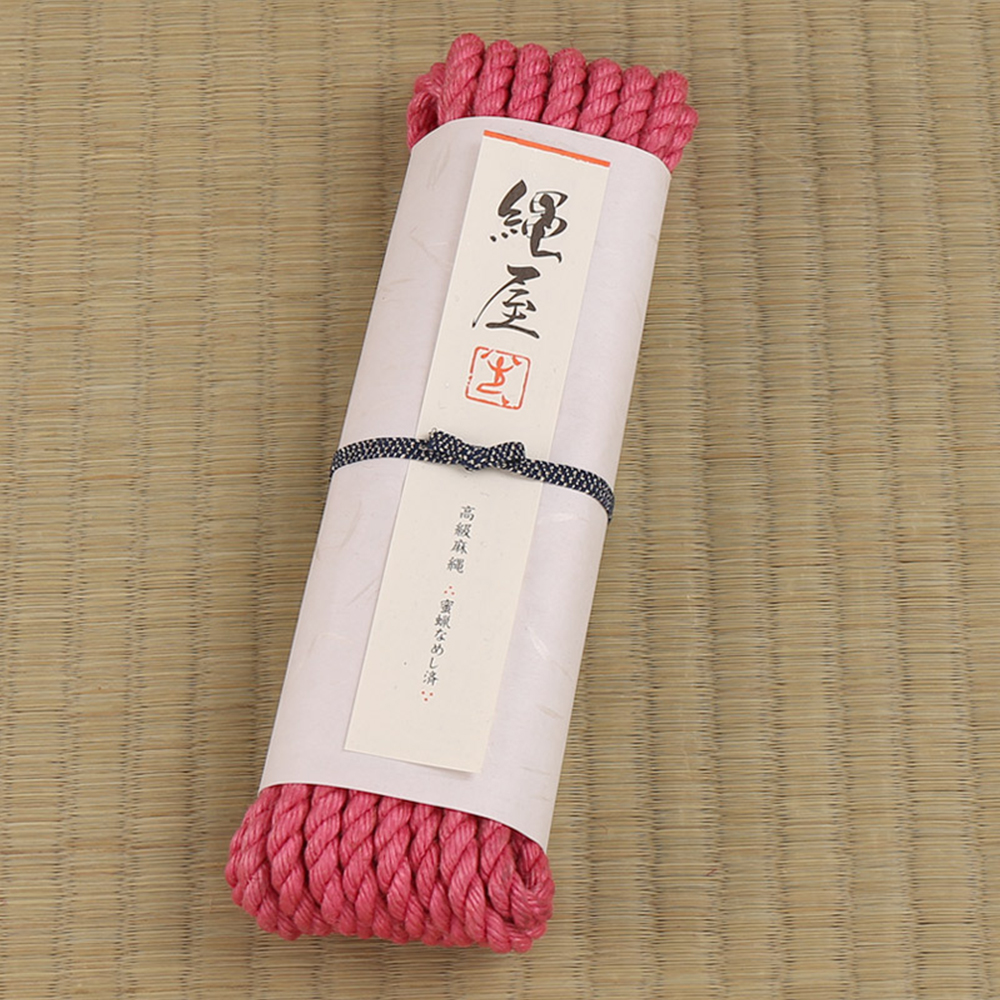 緊縛専用高級麻縄　ピンク