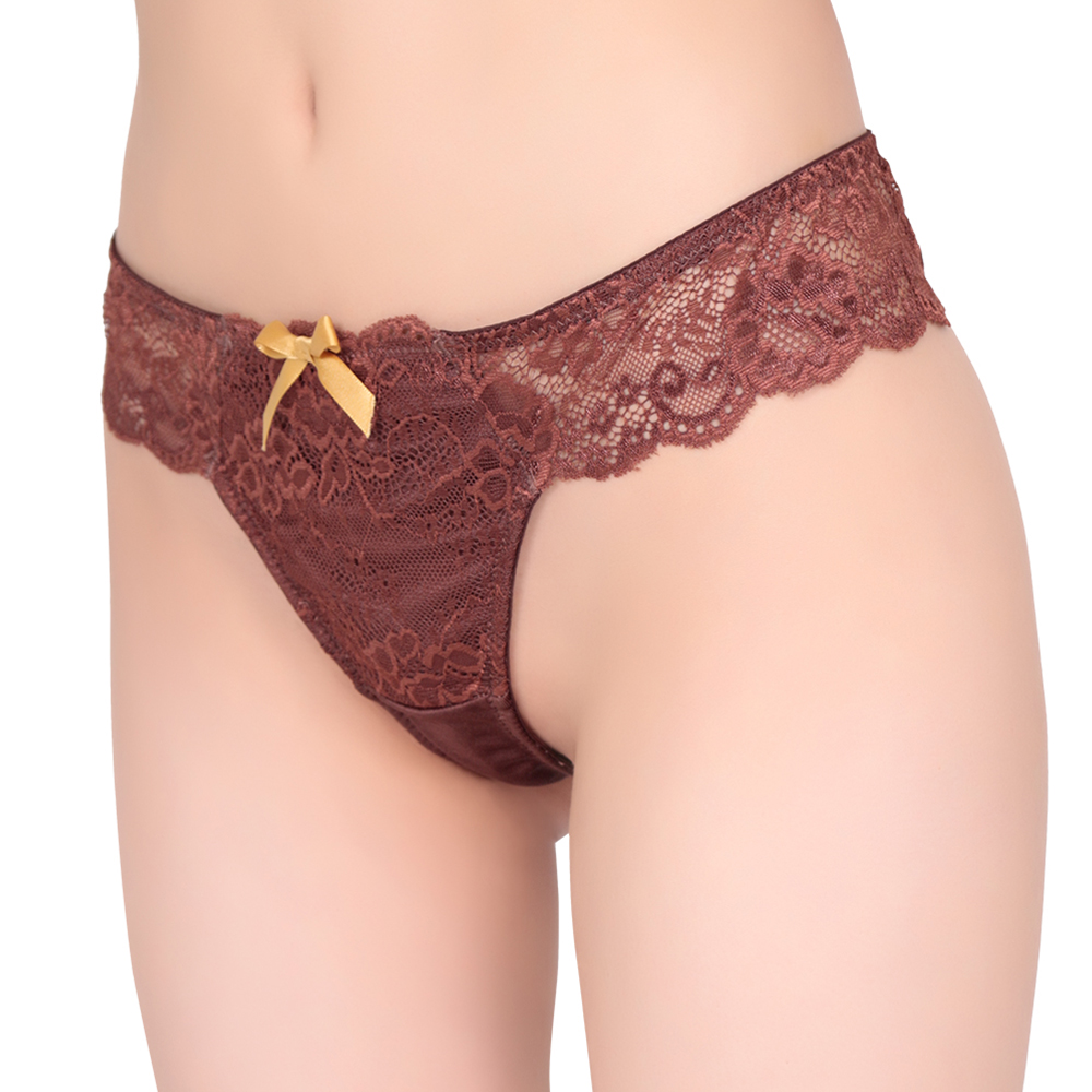 ビターチョコレート香るセクシーTバックパンティ