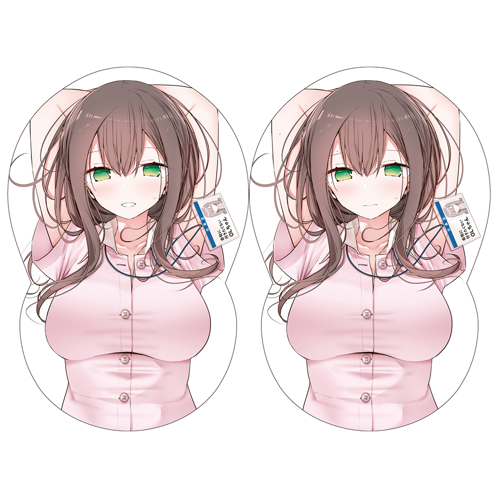 おっぱいボードカバー＃5　OLちゃん　イラスト：大嘘