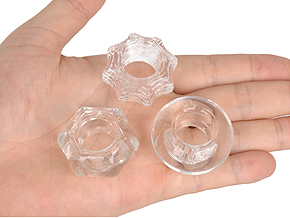 ＜クリア＞
スモークと形状が異なりますのでご注意ください。
内径：1.8cm