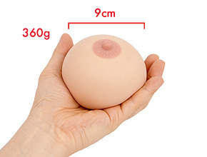 おっぱい星人が歓喜する「巨乳」。クッション性が高く、ぷにゅっとした感触も最上位です。　※数値はＮＬＳ実測値