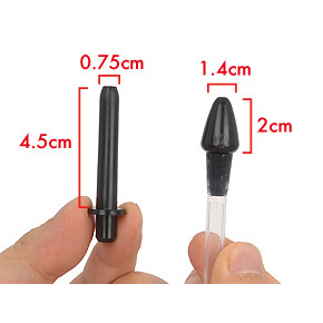 細身ストレートとプラグ形状、２種類のノズルが付属。用途に応じて使い分けましょう。　※数値はＮＬＳ実測値