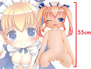 【メイド】イラストでは巨乳の「メイド」ですが、実体は唯一の“つるぺた仕様”で萌えます。　※数値はＮＬＳ実測値