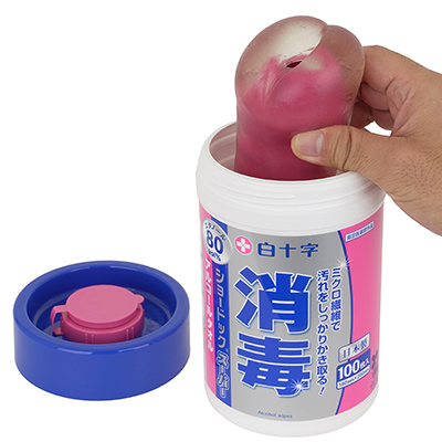 空き容器はこんな風にオナホ収納ケースとして活用できます。が…詰め替え用があるのでケースが空かないかも。