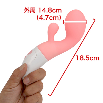 もっこり丸みのあるヘッドは、最大幅・直径ともに最大級。膣内をみっちり満たします。　※数値はＮＬＳ実測値