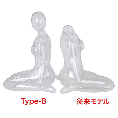 従来モデルとの比較。よく見るとおっぱいも微妙に小さくなったりして、細部にまでこだわりが感じられます。