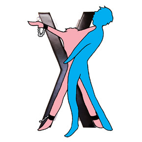 X字かせ