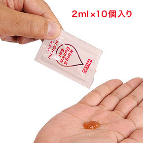 【女性用】無香料・無着色のジェルですが、天然成分によりほんのりブラウンカラーです。メイプルシロップみたい。
