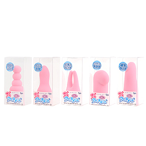 【すごぶるアタッチメント】５種類の専用アタッチメントを別売りでご用意。すべてローター部分に被せて使います。