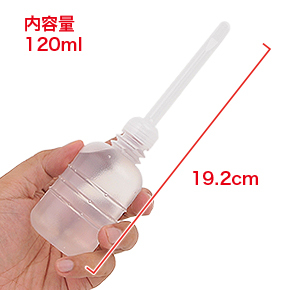ノズルセットするとこんな感じ。アレの超定番「##2964##」そっくり！　※数値はＮＬＳ実測値（内容量除く）