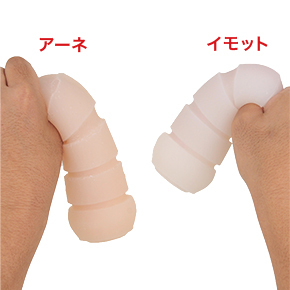 こちらも硬度比較。正直、「アーネ」くらいグダグダになっちゃうと、ストロークをはじめ全面的に扱いづらいです…。