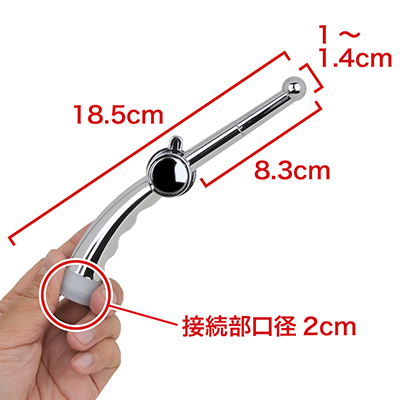 波形グリップでホールド性は良好。ノズル部分が挿入しやすいサイズ感なのも魅力です。　※数値はＮＬＳ実測値