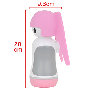 ツインテールの可愛いロボット風デザインです。このままリビングにも飾っておけそう。　※数値はＮＬＳ実測値