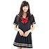 純情ダブルラインセーラー服 