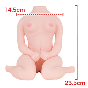 前で合わせた手以外、「ラブボディAki」そっくりのボディ造型です。ちっぱいもグッド。　※数値はＮＬＳ実測値