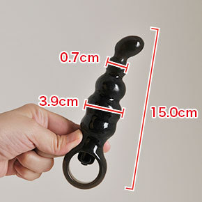 全長15cm、直径0.7cm～3.9cm。