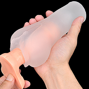 タバコ一本分もないくらいの狭穴は密着感もハイレベル。入口もキツいので、半勃起だと挿入に苦労します。