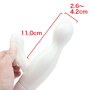 挿入部分：11.0cm、直径2.6cm～4.2cm。
