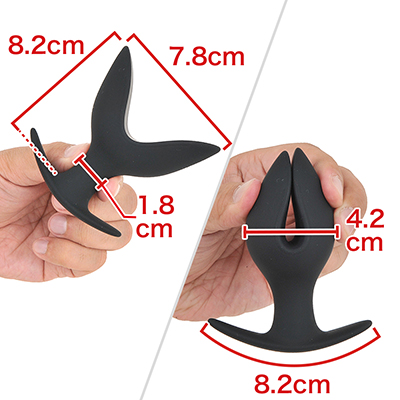 【Ｓ】大きなクチをパックリ開けた錨（いかり）のようなデザイン。コンパクトなのに過激です。　※数値はＮＬＳ実測値