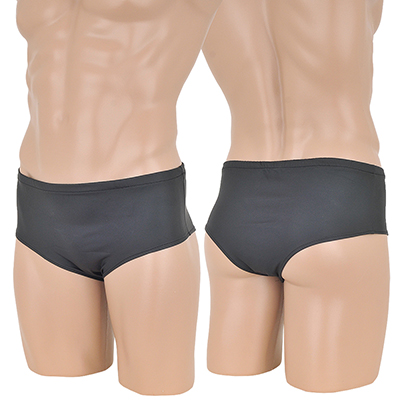 装着時は腰元までパンツを上げてから挿入するとスムーズです。見た目からはプラグが入ってるとは思えません。