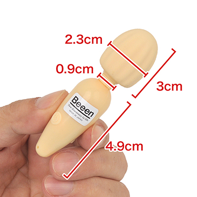 ボディは手のひらサイズですが、ヘッドが大きめなので実用性が高く、扱いやすいです。　※数値はＮＬＳ実測値