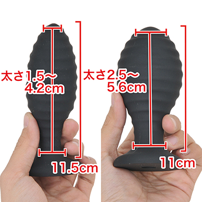 右：Lサイズ　左：Mサイズ。※数値はNLS実測値。