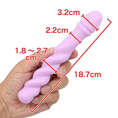 【ツイスト】細かい段差や捻りが利いたストレートボディ。ナカでグリグリしたくなりますね。　※数値はＮＬＳ実測値