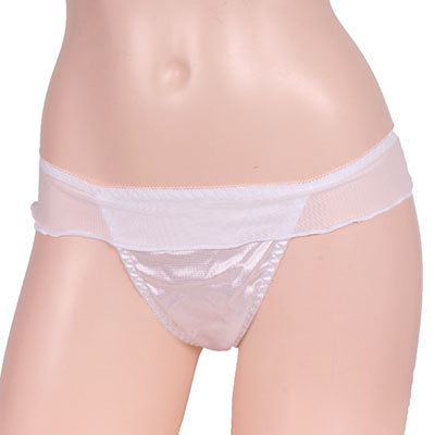 贅沢バックリボンＴバック　ホワイト