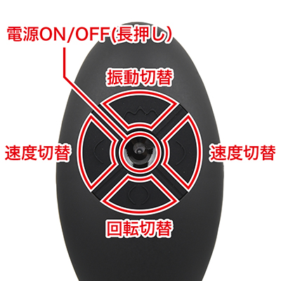 多彩なピストン機能と振動刺激をリモコン一つで操作ですることができます。