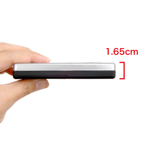 薄さ：1.65cm
