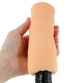 【ホワイトギャル】壁面が薄いため、握った時の圧力を伝えやすいです。