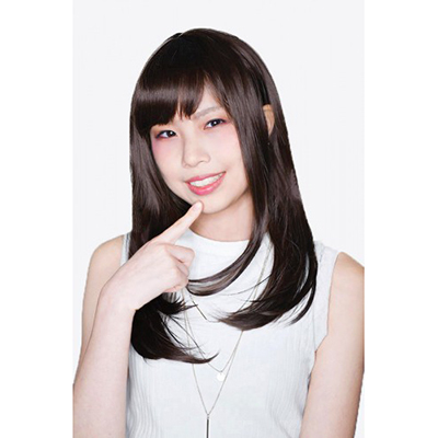 清楚系セミロング（亜麻色）