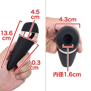 シリコンで覆われた黒ボディが新鮮。ヘッドの角度がちょっと浅く、セルフじゃ使いにくいかも。　※数値はＮＬＳ実測値