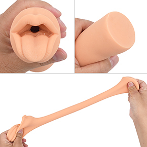 ストーンズのクチビルロゴみたいな造型。卑猥なのに男性っぽさを感じないのが惜しい。硬度は極めて普通です。