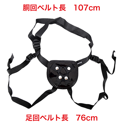 外国人向けの商品なため、胴回りと足回りにも余裕があります。ほとんどの体型の人が装着可能です。※数値はNLS実測値。