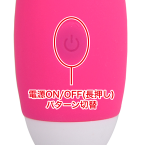 電源とパターン切替は、スイッチボタンですべて操作します。