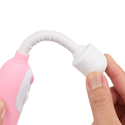 蛇腹状のバイブ部分は柔らかく、多様なプライに応用できます。