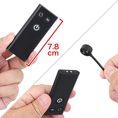 “STEALTH（ステルス）WP”と同じ仕様のリモコン。付属のケーブルで充電できて便利です。　※数値はＮＬＳ実測値