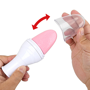 ホコリが付着しやすい舌パーツも、保護キャップのおかげで衛生的に保管できます。こういう心遣いがニクイ。