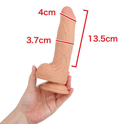 【03.キュートなカセイタイプ】あまりない仮性包茎タイプ。高低差はなく滑らかなピストンが可能でしょう。※数値はNLS実測値。