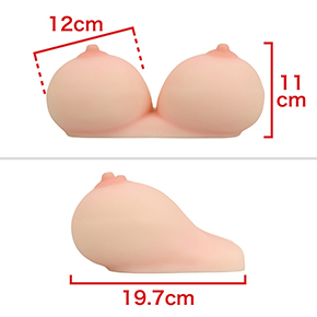 【超乳（しずく型）】自然なカーブを描いた、母性溢れるフォルム。垂れ乳マニアはコレ一択！　※数値はＮＬＳ実測値