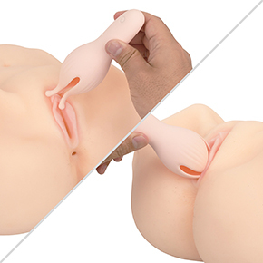 乳首やクリはもちろん、ヴァギナにだって使えます。先端部を挿入すれば、入口付近を過激に震わせられますよ♪