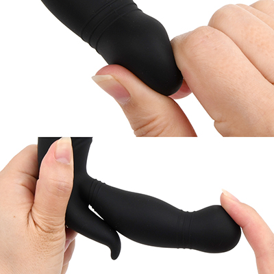 【Ｗモーター】突起部分はプニっとした弾力。高品質シリコンを使用しておりますので肌ざわりがとっても滑らかです。