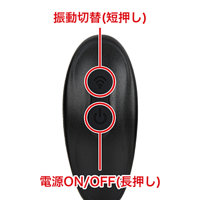 【Ｗモーター】電源ボタンを長押しして待機状態にして下さい。待機状態になると青いLEDライトが素早く点滅します。９種類の振動パターンが楽しめます。
