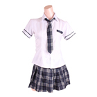 チェックスカートでつくる姉系トラッドスクール制服