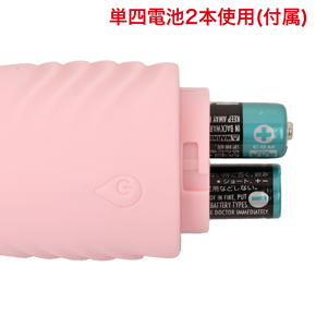 単四電池×２本使用（付属）