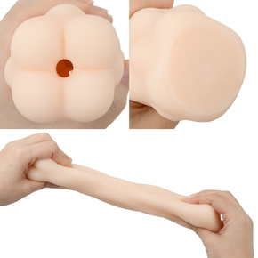 ぷっくりとした可愛い入口。ふわっと柔らかく弾力がありアソコにフィットします。油分が少なくさらっとした触り心地で嫌なニオイもほぼありません。