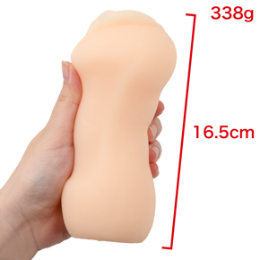くびれ部分に手がぴったりとフィットし握りやすい形状です。　※数値はＮＬＳ実測値