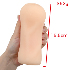 スジの入ったボディで、持ちやすい形状のオナホールです。　※数値はＮＬＳ実測値